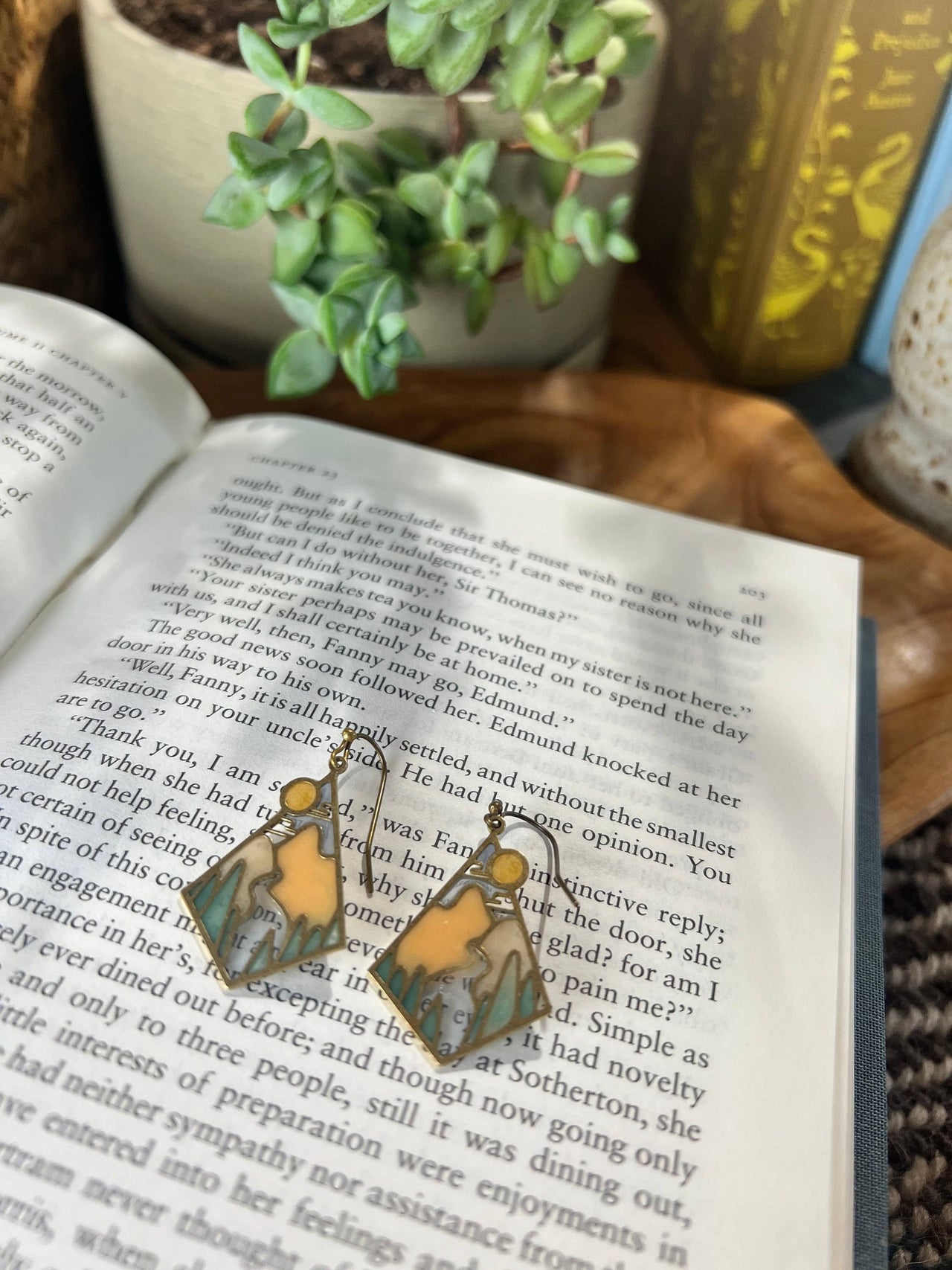 Wild & Scenic // Stained Glass Resin Earrings