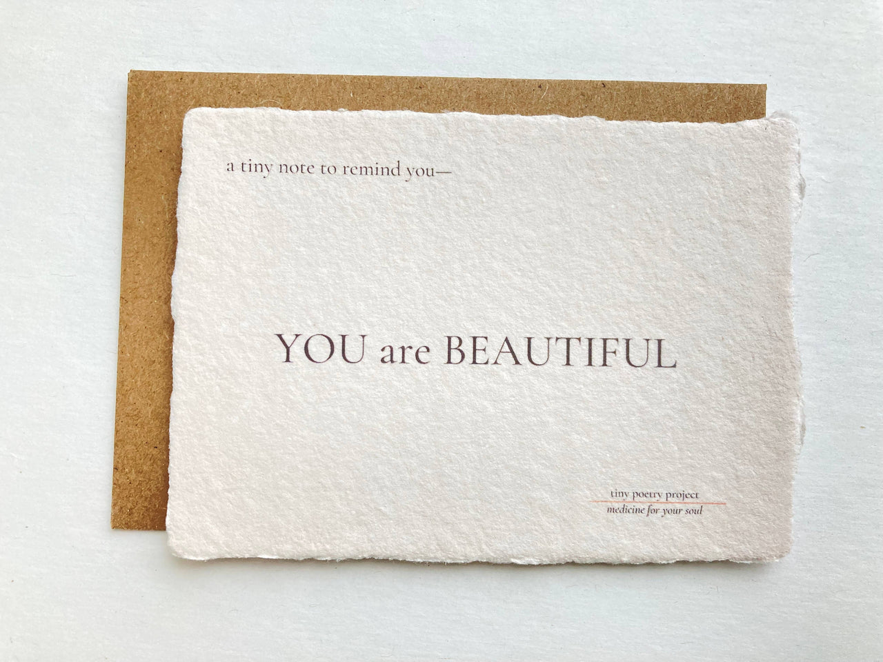 YOU are BEAUTIFUL: LIFT ME UP! CARD