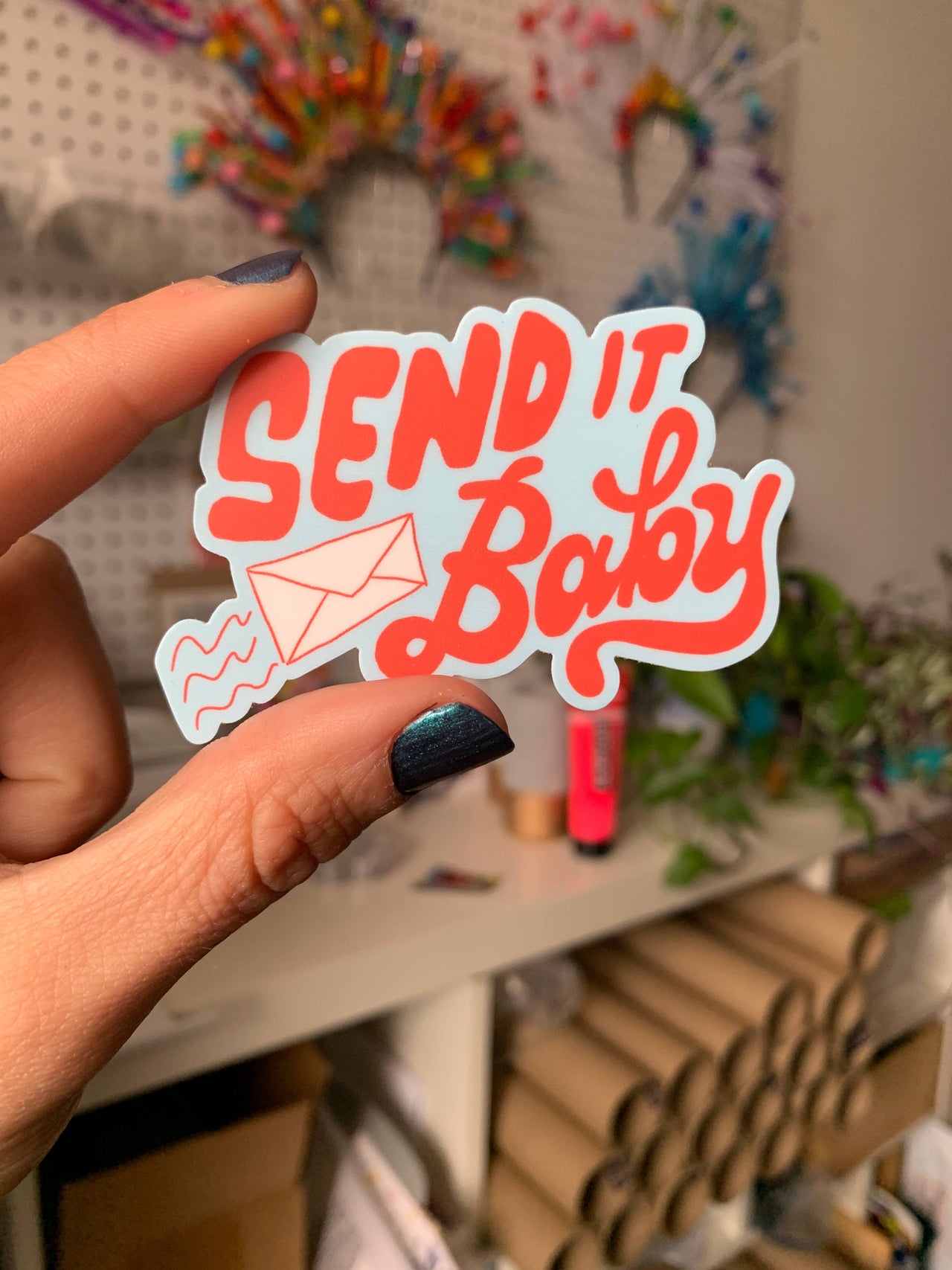 Send It, Baby Sticker