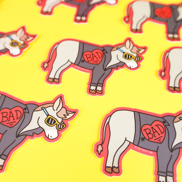 Bad Ass Donkey Vinyl Sticker