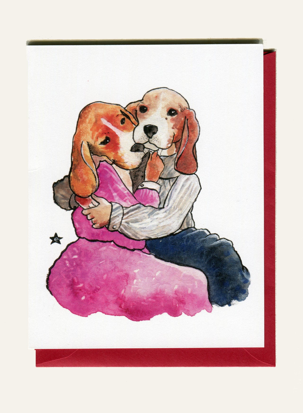 (Dogs) Puppy Love Notecard