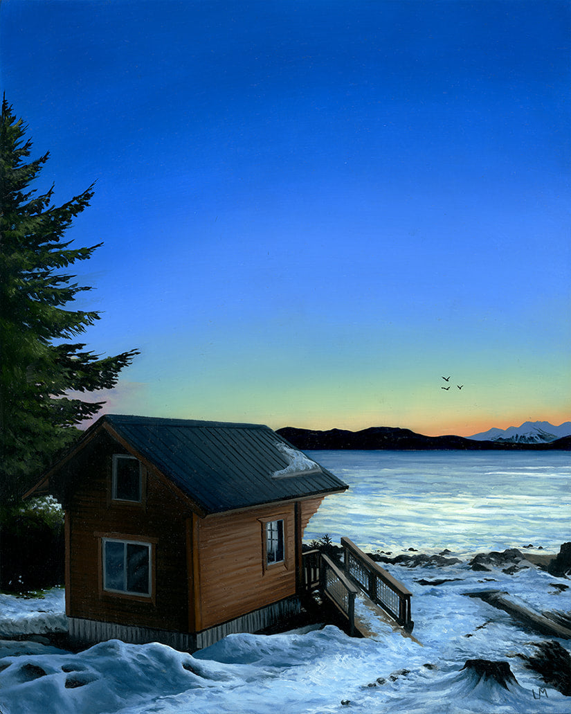 Amalga Cabin Print