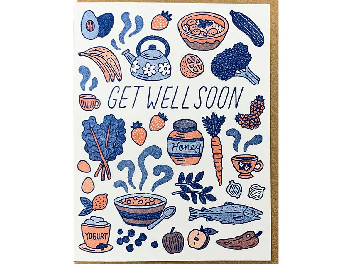 Get Well Healthy Foods Card