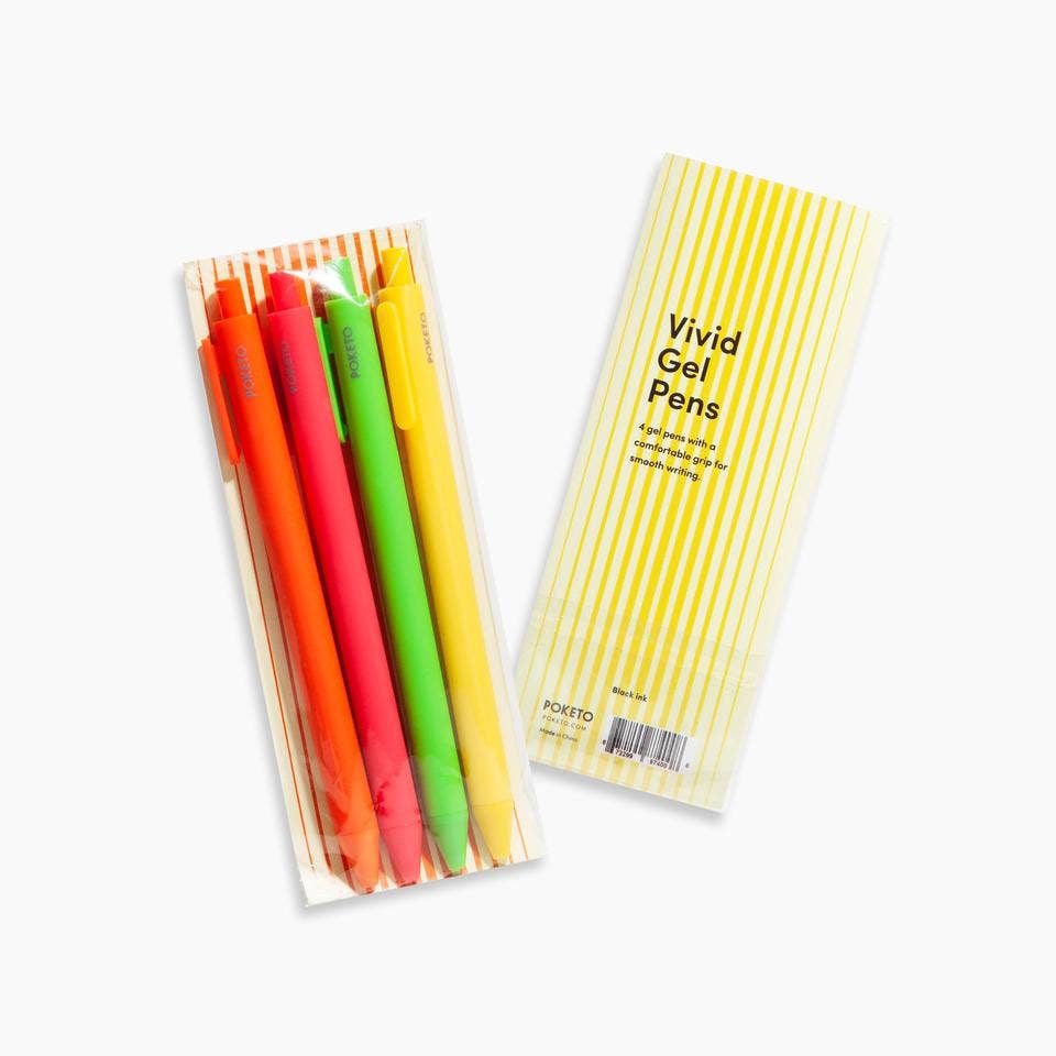 Vivid Gel Pen Set in Bright