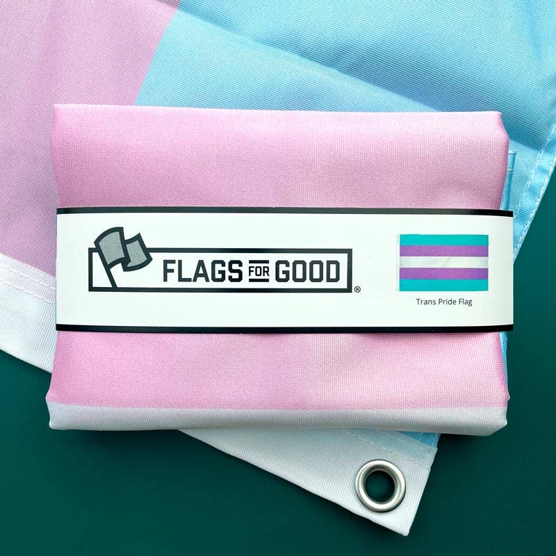 Transgender (Trans) Pride Flag: (M) 2ft x 3ft Single Sided