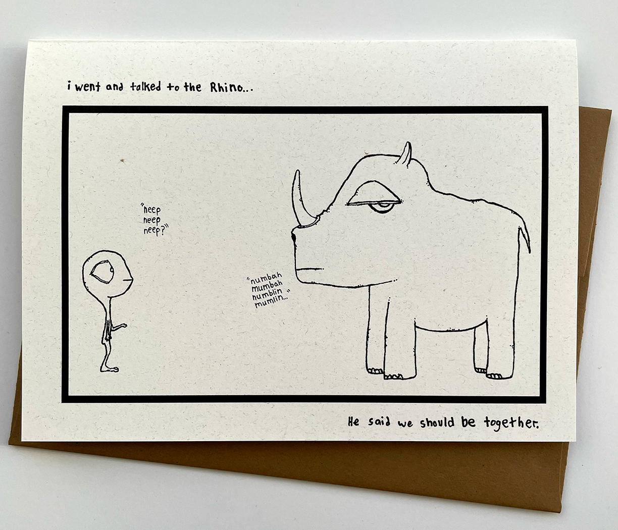 The Rhino Greeting Card