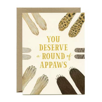 Round of Appaws Congratulations Card