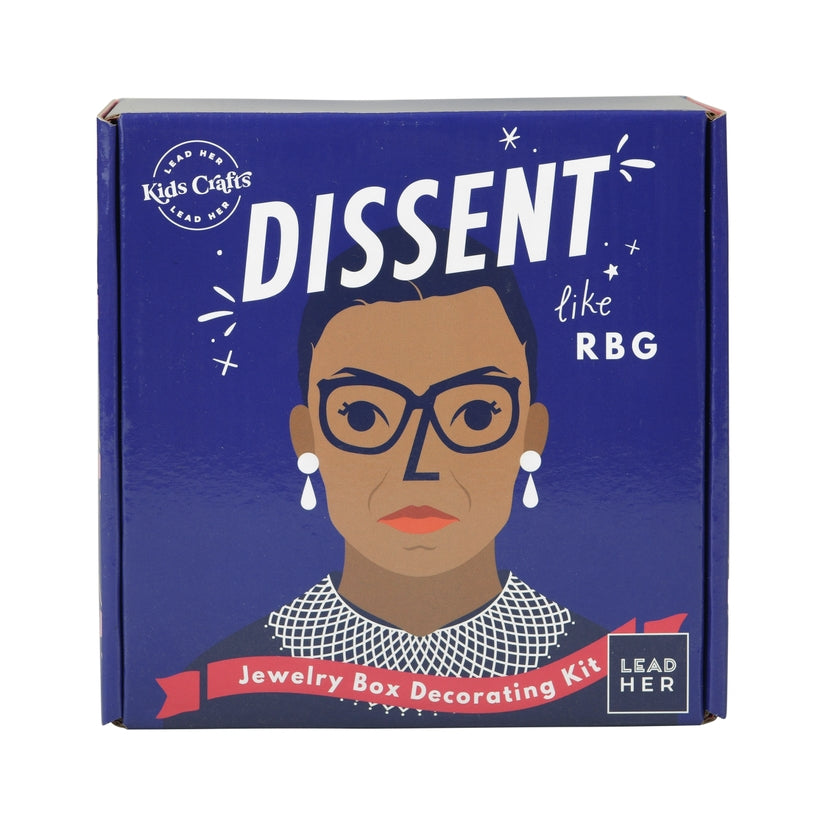 DISSENT like RBG: Jewelry Box Decorating Kit