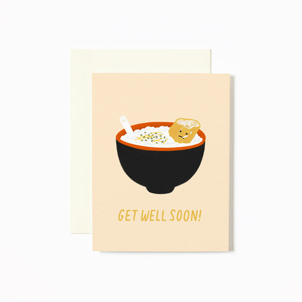 Get Well Congee Card