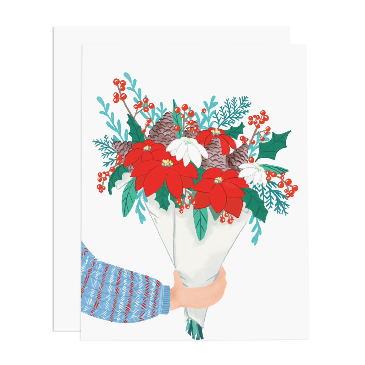 Winter Bouquet Card