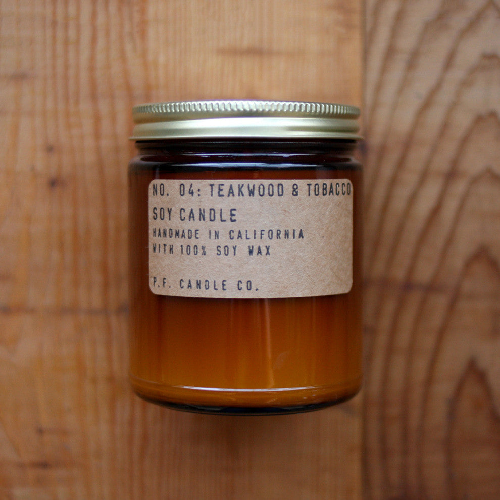 Teakwood & Tobacco Soy Candle